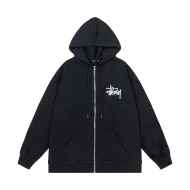 Худи Stussy With Logo Brand ZIP