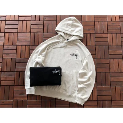 Худи Stussy Colorful Circle With Logo And Inscription Inside Back "White" фото № 2