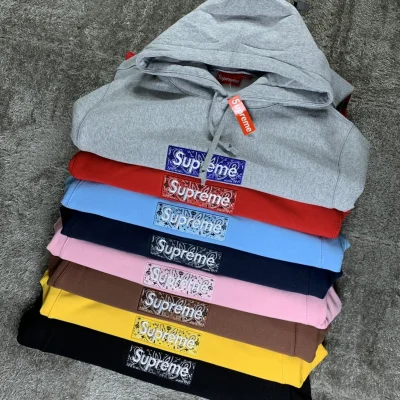 Худи Supreme Brand Logo "Blue/Black" фото № 3 Худи Supreme Brand Logo "Blue/Black" фото № 3