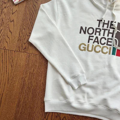 Худи The North Face X Gucci With Brand Logo "White" фото № 4