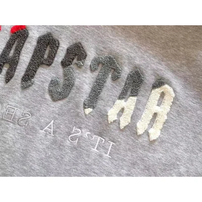 Худи Trapstar Wide Front Pocket And Multicolor Logo "Gray" фото № 3