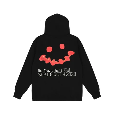 Худи Travis Scott Stitched Smile "Black" фото № 2