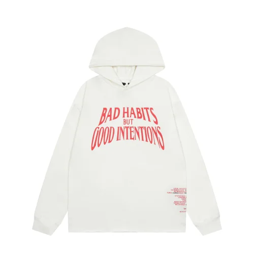 Худи VLONE Bad Habits But Good Intentions “White”