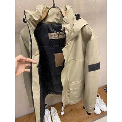 Куртка Burberry Black Stripe On The Sleeve England London "Beige" фото № 2