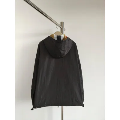 Куртка Burberry Print Checked Dark Lines Black Srtipe "Brown" фото № 5