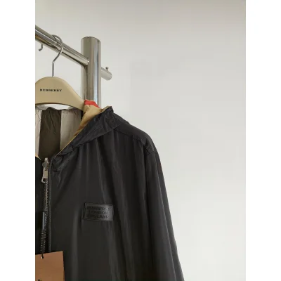 Куртка Burberry Print Checked Dark Lines Black Srtipe "Brown" фото № 4