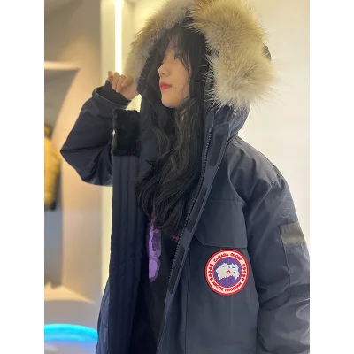 Парка Canada Goose Fur Hood "Black/Blue" фото № 2