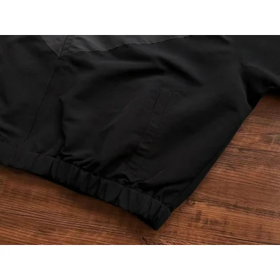 Ветровка Fear Of God Small Front Logo And Oblique Stripes "Black" фото № 5