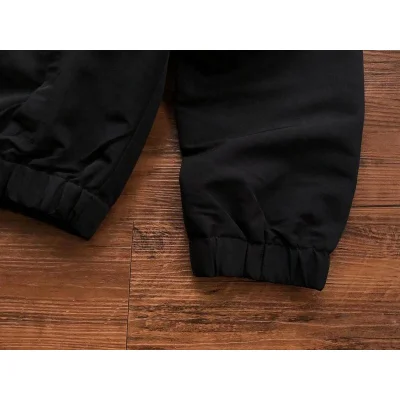 Ветровка Fear Of God Small Front Logo And Oblique Stripes "Black" фото № 7