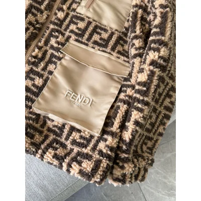 Куртка Fendi With Large Pockets "Brown/Beige" фото № 9