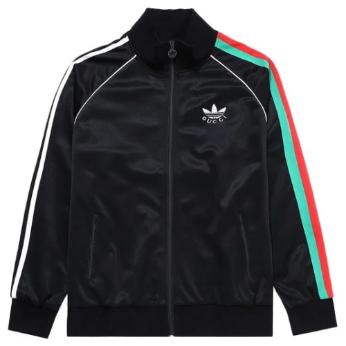 Олимпийка Gucci X Adidas Two Different Halves "Black"