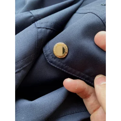 Куртка Miu Miu Frontside Two Pockets Blue Logo Miu Miu "Blue" фото № 4