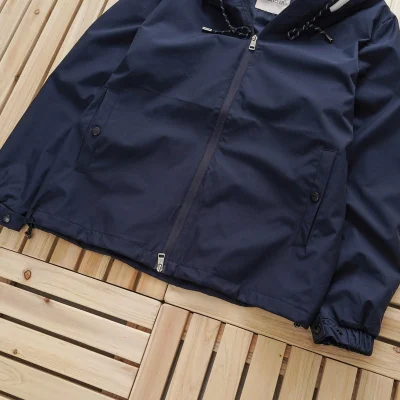 Ветровка Moncler With Lock On The Hood "Blue" фото № 6