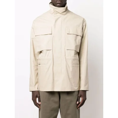 Ветровка Off White Leather Logo "Beige" фото № 2 Ветровка Off White Leather Logo "Beige" фото № 2