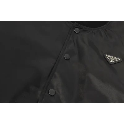 Бомбер Prada With An Emblem "Black" фото № 4
