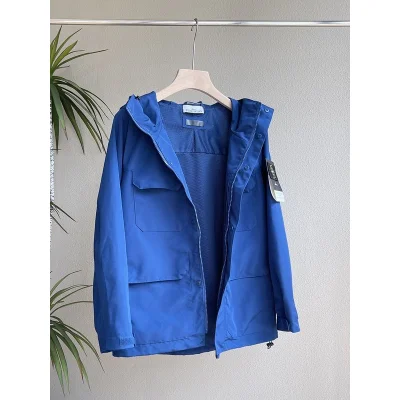 Ветровка Stone Island Comfortable With A Hood "Blue" фото № 4