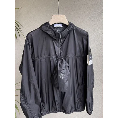 Ветровка Stone Island Lightweight With A Handbag "Black" фото № 3