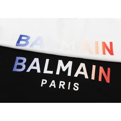 Свитшот Balmain Color Label Brand "White" фото № 2