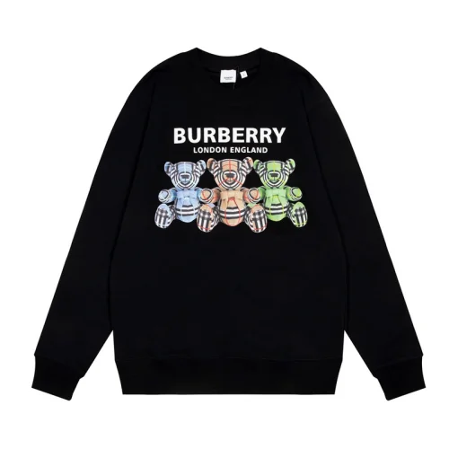 Лонгслив Burberry Three Bears Print "Black"