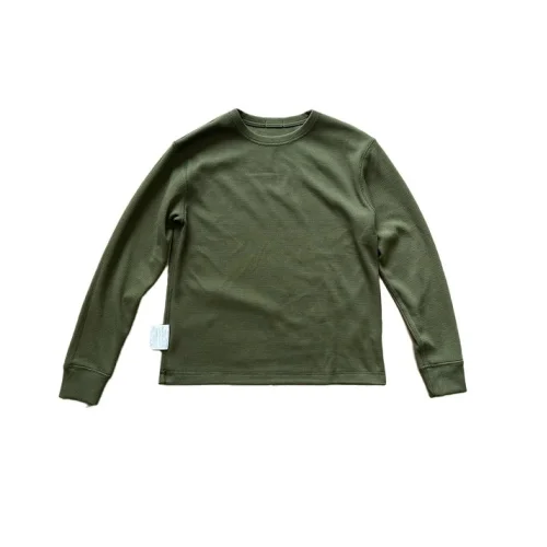 Лонгслив Сomme Des Garcons Long Inscription Back "Khaki"