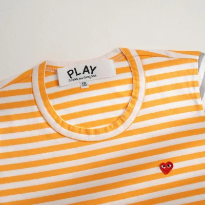 Лонгслив Comme des Garçons Play Sleeve Multicolors "Yellow/Gray" фото № 3