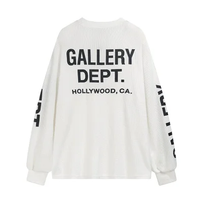 Лонгслив Gallery Dept With Logo On The Sleeves "White" фото № 2