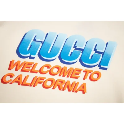 Лонгслив Gucci Welcome To California "Cream" фото № 2
