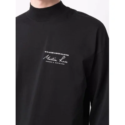 Лонгслив Martine Rose Logo Inscription Front And Back "Black" фото № 2