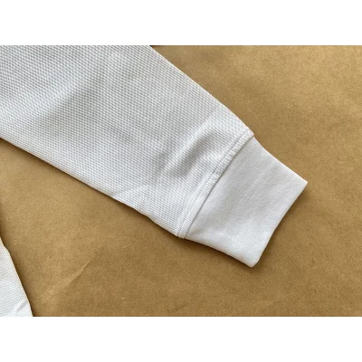 Лонгслив Tommy Hilfiger Small Logo And Button Collar "White" фото № 8