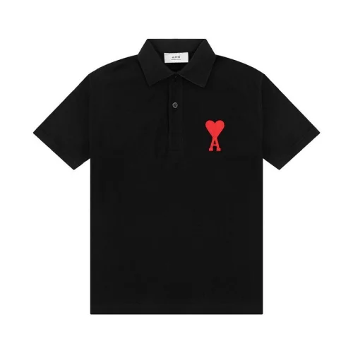 Поло Amiri Classics And Logo "Black/Red"