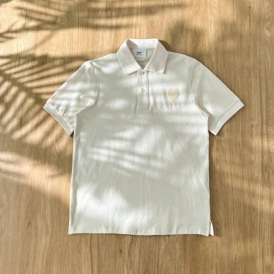 Поло Amiri Cotton With An Embroidered Logo Of The Letter A "White" фото № 2