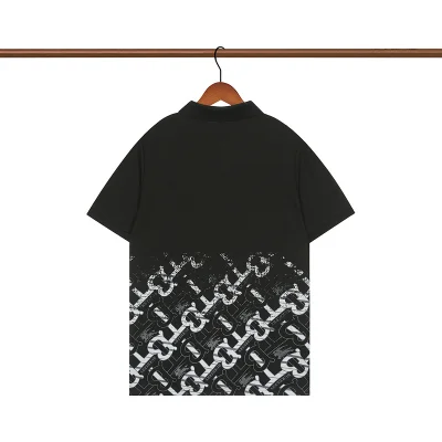 Поло Burberry With Print "Black" фото № 2 Поло Burberry With Print "Black" фото № 2