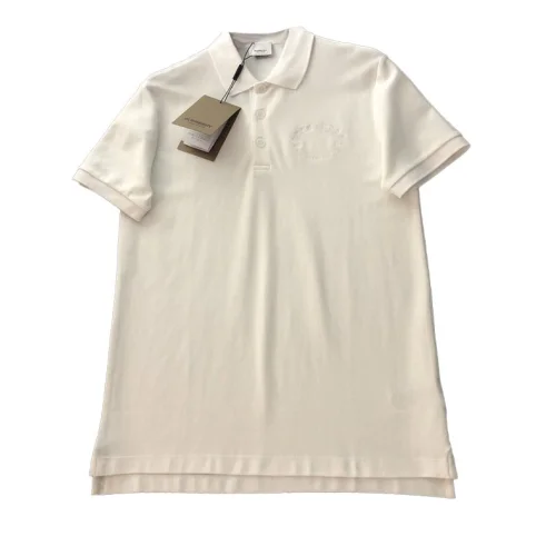 Поло Burberry With Leafy Pattern "White"