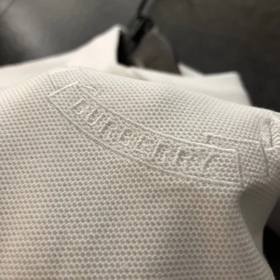 Поло Burberry With Leafy Pattern "White" фото № 6