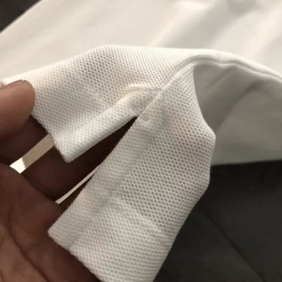 Поло Burberry With Leafy Pattern "White" фото № 7