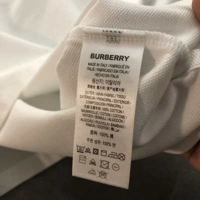 Поло Burberry With Leafy Pattern "White" фото № 8