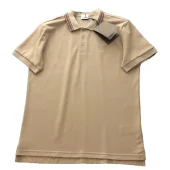 Поло Burberry With A Logo Stamp "Brown"