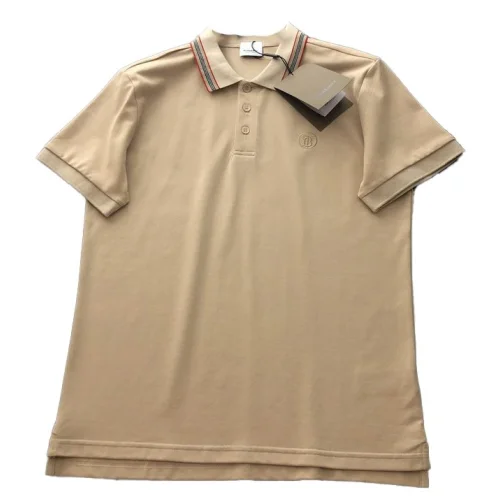 Поло Burberry With A Logo Stamp "Brown"