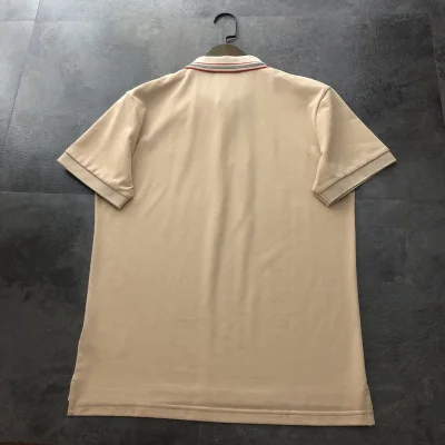Поло Burberry With A Logo Stamp "Brown" фото № 9