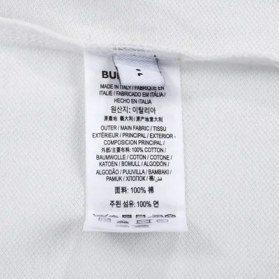 Поло Burberry With A Ribbon With Wreath Logo "White" фото № 3