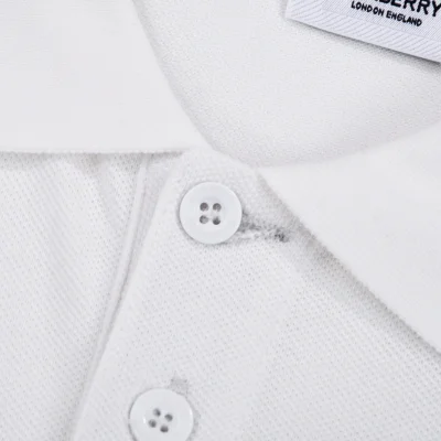 Поло Burberry With A Ribbon With Wreath Logo "White" фото № 8