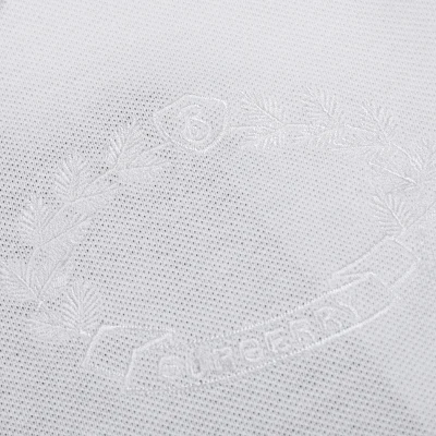 Поло Burberry With A Ribbon With Wreath Logo "White" фото № 7