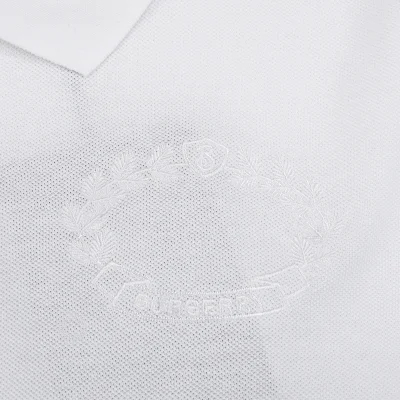 Поло Burberry With A Ribbon With Wreath Logo "White" фото № 6
