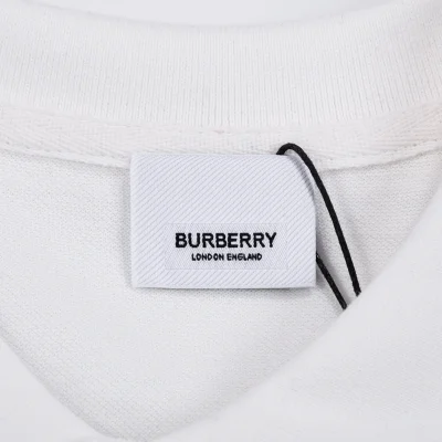 Поло Burberry With A Ribbon With Wreath Logo "White" фото № 5