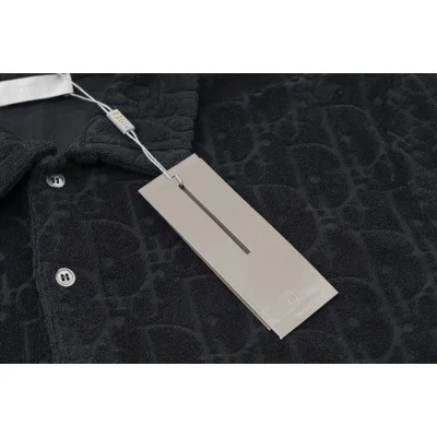 Поло Christian Dior Terry Style "Blue/Gray" фото № 4