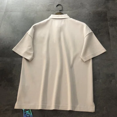 Поло Chrome Hearts With Fabric Logo "White" фото № 6