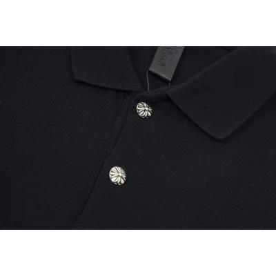 Поло Chrome Hearts The Sword Logo "Black" фото № 6