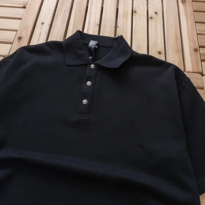 Поло Chrome Hearts Casual Knitted Short Sleeves "Black" фото № 2