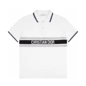 Поло Dior With Black Lines "White"