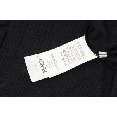 Поло Fendi With Patch Logo "Black" фото № 3